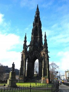 Scott Memorial in Edinburgh