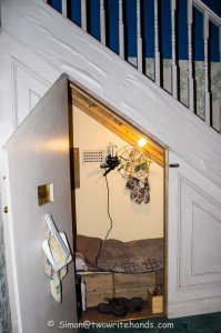 Harry's "room" under the stairs
