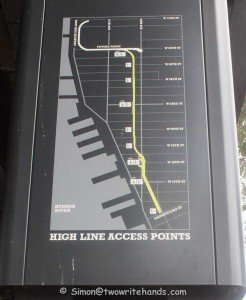 Map of the High Line