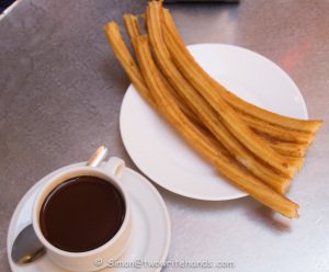 A Serving of Chocolate Con Churros
