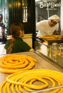 Coils of Churros Ready to Serve