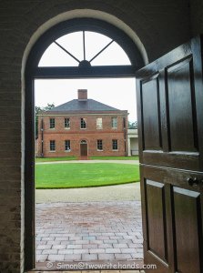 Courtyard at Tryon Palace in New Bern