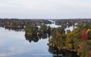 On the Road to Montreal - A View from the Thousand Island Bridge into Canada
