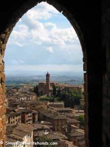 Skyline of Siena Seen from Torre del Manga