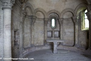 Interior of Saint Benezet's Chapel
