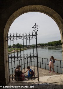View of the Rhone from Saint Benezet's Chapel