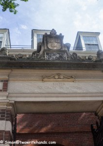 Entrance to Harvard