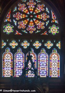 Stained Glass Window at Harvard's Memorial Hall