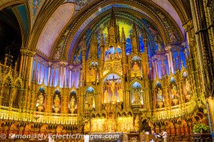 The Alter and Screen in Notre-Dame Basilica