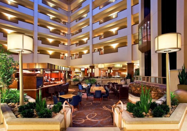 Lobby of the Sheraton Sioux Falls Hotel (Photo from Sheraton Hotel)