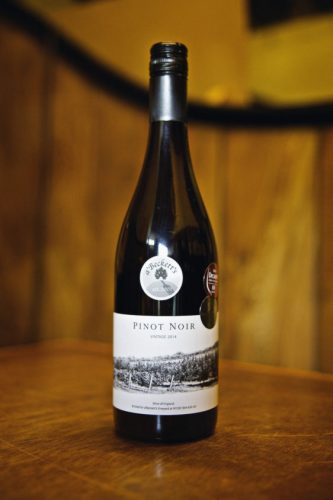 Award Winning a'Beckett Vineyard Pinot Noir (photo from the a'Beckett website)