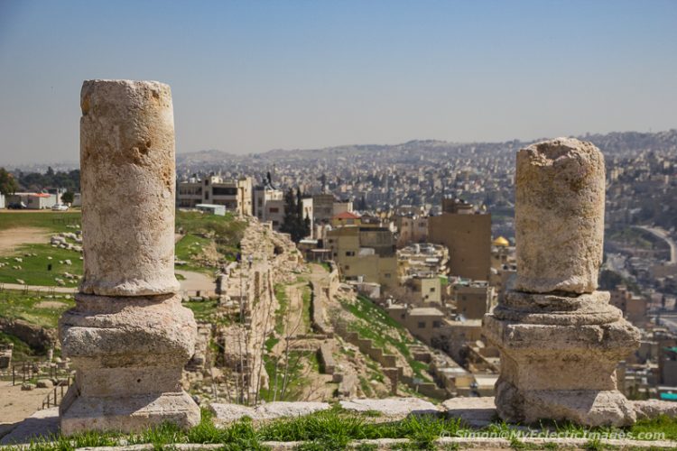 View of Part of Amman from the Citadel