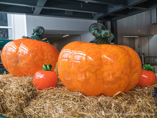Blown Glass Pumpkins at the Corning Museum of Glass (©simon@myeclecticimages.com)