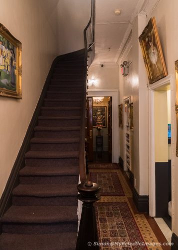 Stairway to the Upper Floors of the Colonial House Inn (©simon@myeclecticimages.com)